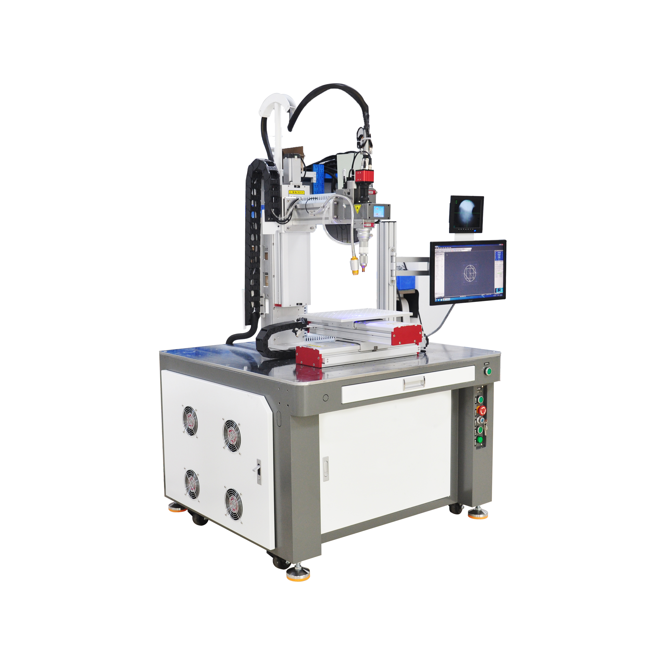 動(dòng)力電池雙層板焊接機(jī)